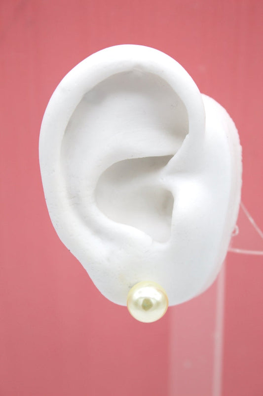 18K Gold Filled Pearl Stud Earrings