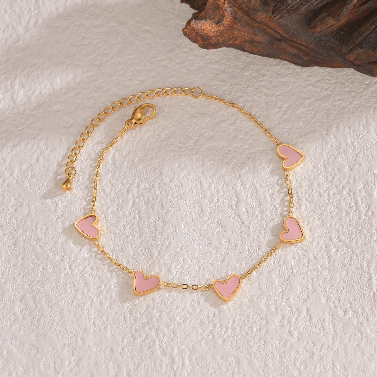 Ins Love Armband – Edelstahl Tropfendes Herz Armband