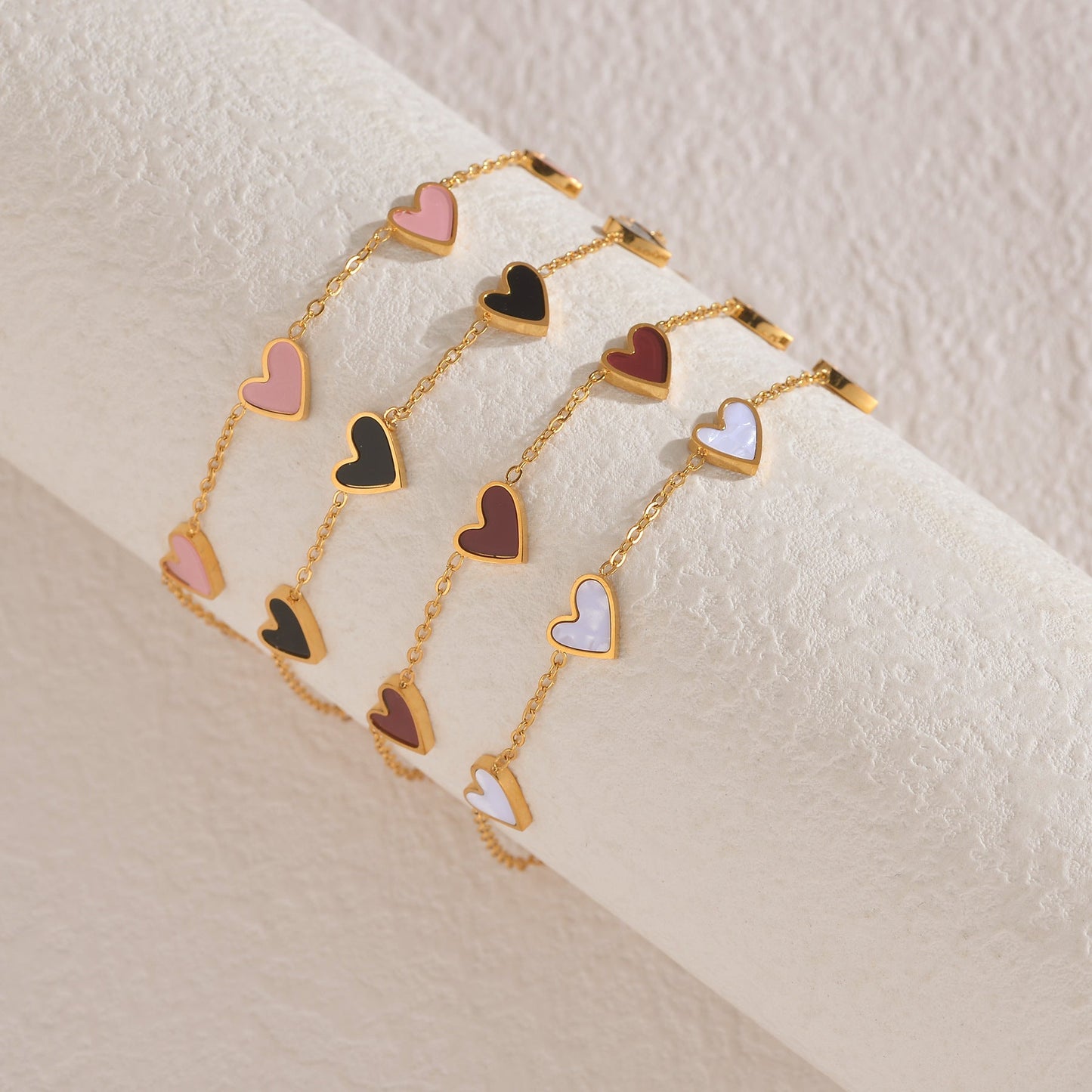 Ins Love Armband – Edelstahl Tropfendes Herz Armband